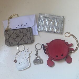 Bundle of purse charms & keychains